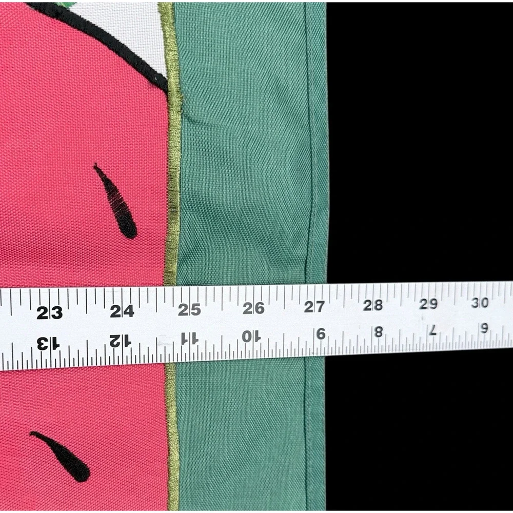 Set of 2 Outdoor Yard Banner House Flags Strawberry & Pumpkin 27x39 In